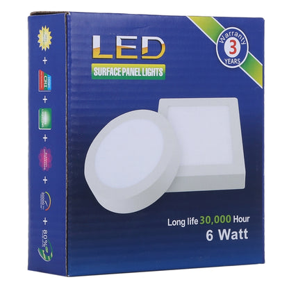12cm 30 LEDs SMD 2835, AC 85-265V, 6W White Light, 6W Warm White Light