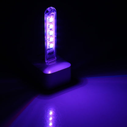 5V Colorful 5LEDs USB LED Light Portable Small Night Light with Switch