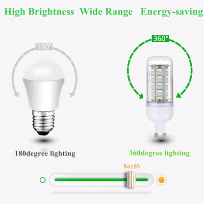 G9 3.5W 36 LEDs SMD 5730 LED Corn Light Bulb, AC 12V, DC12-24V, AC 12V
