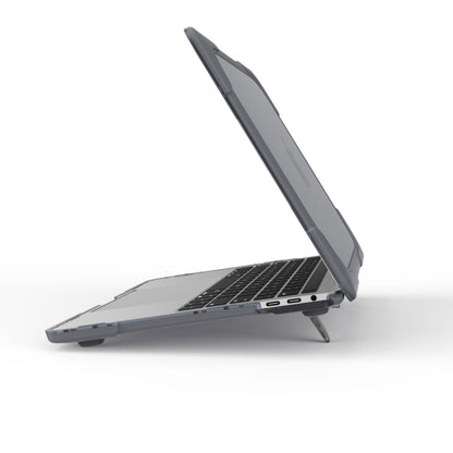 For Macbook Pro 13.3 inch (A1708) & with Touchbar (A1706) Laptop TPU + PC Folding Shockproof Protective Case with Holder, For Macbook Pro 13.3 inch with Touch Bar