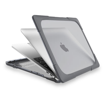 For Macbook Pro 13.3 inch (A1708) & with Touchbar (A1706) Laptop TPU + PC Folding Shockproof Protective Case with Holder, For Macbook Pro 13.3 inch with Touch Bar