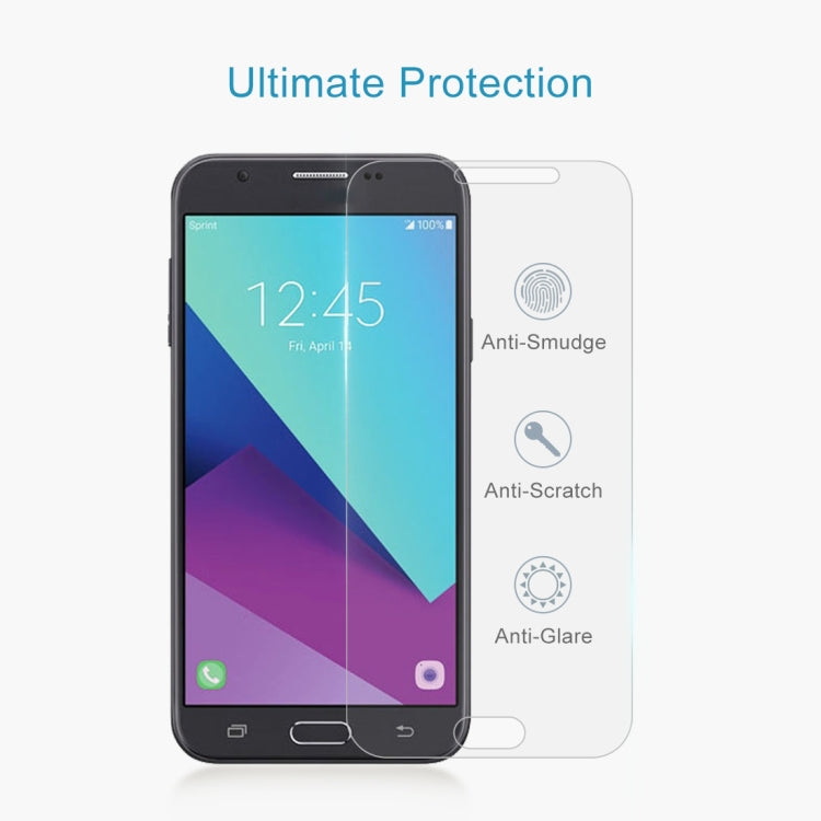 10 PCS 0.26mm 9H 2.5D Tempered Glass Film for Samsung Galaxy J7 V, For Galaxy J7 V(10 PCS)