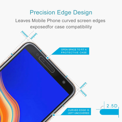 0.26mm 9H Surface Hardness 2.5D Curved Edge Tempered Glass Film for Galaxy J4+ / J6+, For Galaxy J4+ / J6+