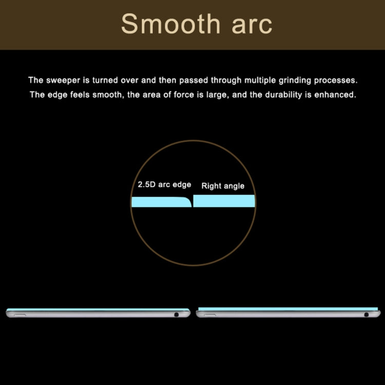 0.26mm 9H Surface Hardness 2.5D Explosion-proof Tempered Glass Film for iPad Pro 12.9 2018/2020/2021/2022, For iPad Pro 12.9 2018/2020/2021/2022(2.5D)