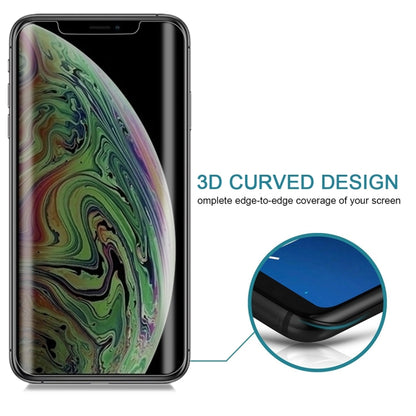 For iPhone XS Max 0.4mm 9H Surface Hardness 180 Degree Privacy Anti Glare Screen Protector, For iPhone XS Max (1 PC)