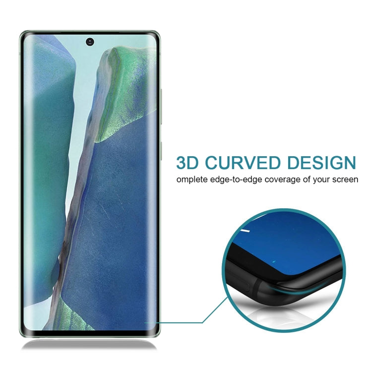 For Samsung Galaxy Note20 3D Curved Edge Full Screen Tempered Glass Film, For Samsung Galaxy Note20