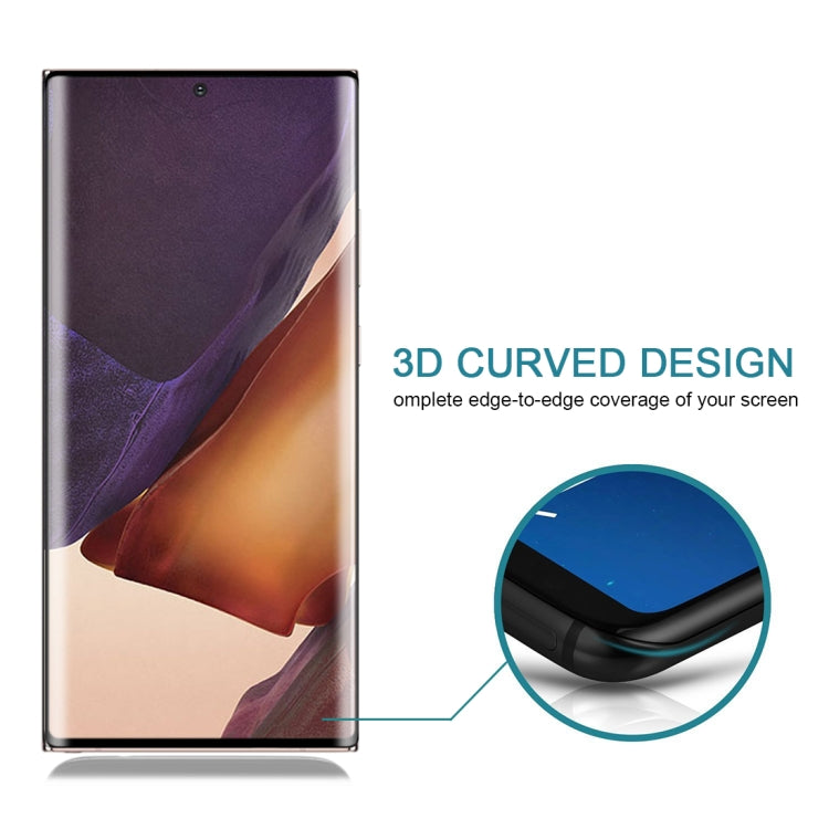 For Samsung Galaxy Note20 Ultra 3D Curved Edge Full Screen Tempered Glass Film, For Samsung Galaxy Note20 Ultra