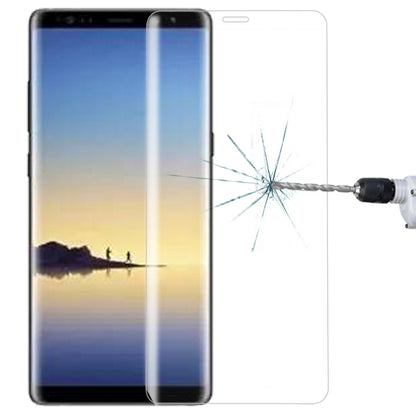 For Galaxy Note 8 0.3mm 9H Surface Hardness 3D Curved Silk-screen Full Screen Tempered Glass Screen Protector, For Galaxy Note 8