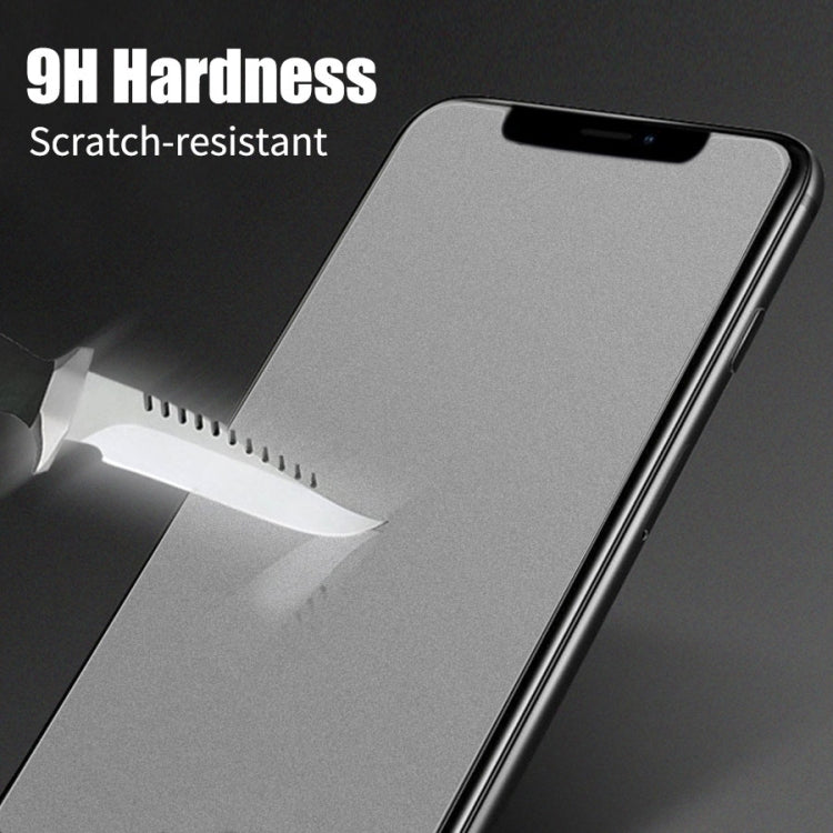 For iPhone XR / iPhone 11 10pcs Non-Full Matte Frosted Tempered Glass Film, For iPhone XR / iPhone 11(10 PCS)
