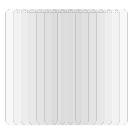 10 PCS 0.26mm 9H 2.5D Tempered Glass Film for Galaxy J8+, For Galaxy J8+ (10 PCS)