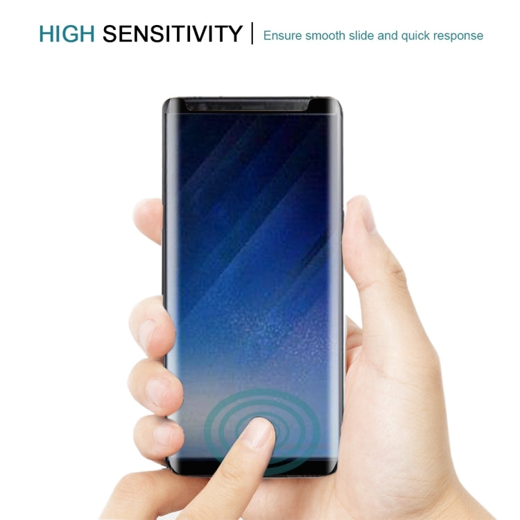 25 PCS Full Glue 3D Curved Silk-screen Non-full Screen Tempered Glass Screen Protector with Fully Adhesive For Galaxy Note 8, For Galaxy Note 8, Fully Adhesive