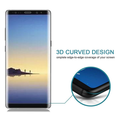 25 PCS For Galaxy Note 8 0.3mm 9H Surface Hardness 3D Curved Silk-screen Full Screen Tempered Glass Screen Protector, For Galaxy Note 8 (25 PCS), For Galaxy Note 8, Silk-screen
