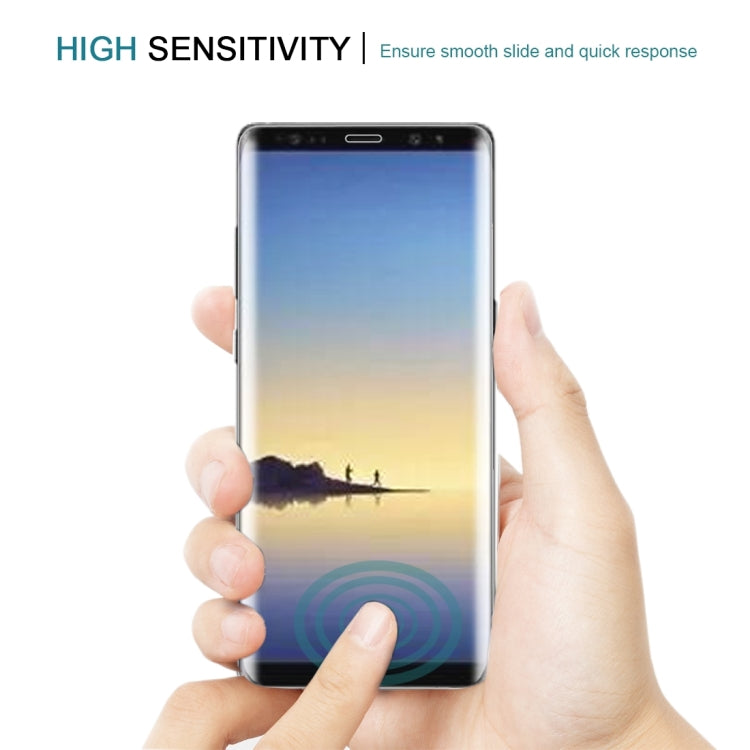 25 PCS For Galaxy Note 8 0.3mm 9H Surface Hardness 3D Curved Silk-screen Full Screen Tempered Glass Screen Protector, For Galaxy Note 8, For Galaxy Note 8 (25 PCS), For Galaxy Note 8, Silk-screen