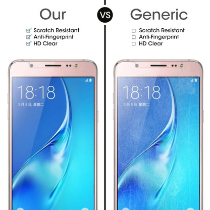 50 PCS for Galaxy J5 (2017) / J530 (US Version) 0.3mm 9H Surface Hardness 2.5D Explosion-proof Tempered Glass Non-full Screen Film, No Retail Package, For Galaxy J5 (2017) / J530 (US Version)(50 PCS)