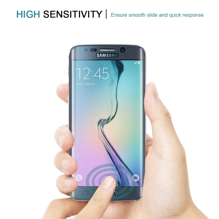 25 PCS For Galaxy S6 Edge 0.2mm 9H Surface Hardness 3D Curved Surface Full Screen Cover Explosion-proof Tempered Glass Film