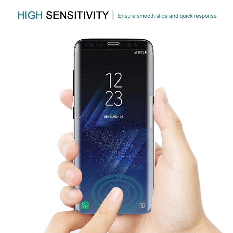 25 PCS For Galaxy S8 Plus / G9550 0.3mm 9H Surface Hardness 3D Curved Full Screen Tempered Glass Screen Protector, For Galaxy S8 Plus / G9550