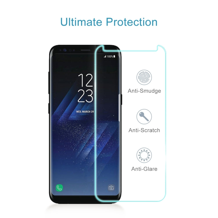 25 PCS For Galaxy S8 Plus / G955 0.26mm 9H Surface Hardness 3D Explosion-proof Non-full Edge Glue Screen Curved Case Friendly Tempered Glass Film, For Galaxy S8 Plus / G955, For Galaxy S8 Plus