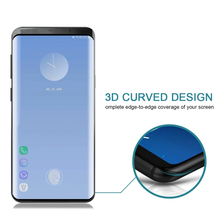 25 PCS For Galaxy S10 Plus 0.3mm 9H 3D Full Screen Tempered Glass Film, Screen Fingerprint Unlocking is Supported, For Galaxy S10 Plus (25 PCS)