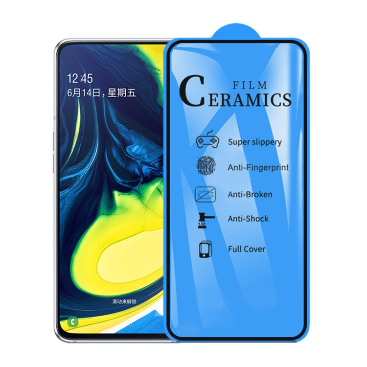 25 PCS 2.5D Full Glue Full Cover Ceramics Film for Samsung Galaxy A80 / A90 / X652, For Samsung Galaxy A80 / A90 / X652 (25 PCS)