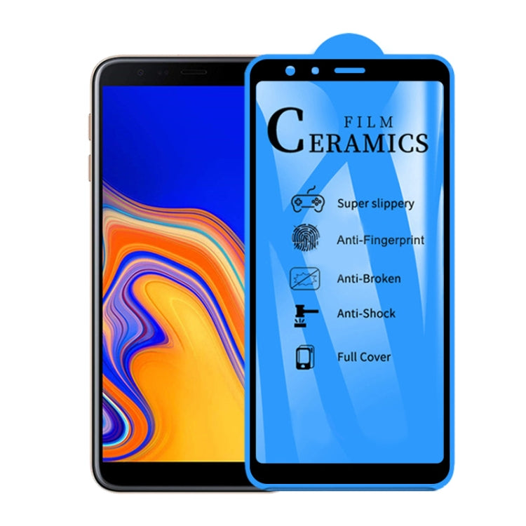 2.5D Full Glue Full Cover Ceramics Film for Galaxy J4 Plus / J6 Plus, For Galaxy J4 Plus / J6 Plus (1 PC)
