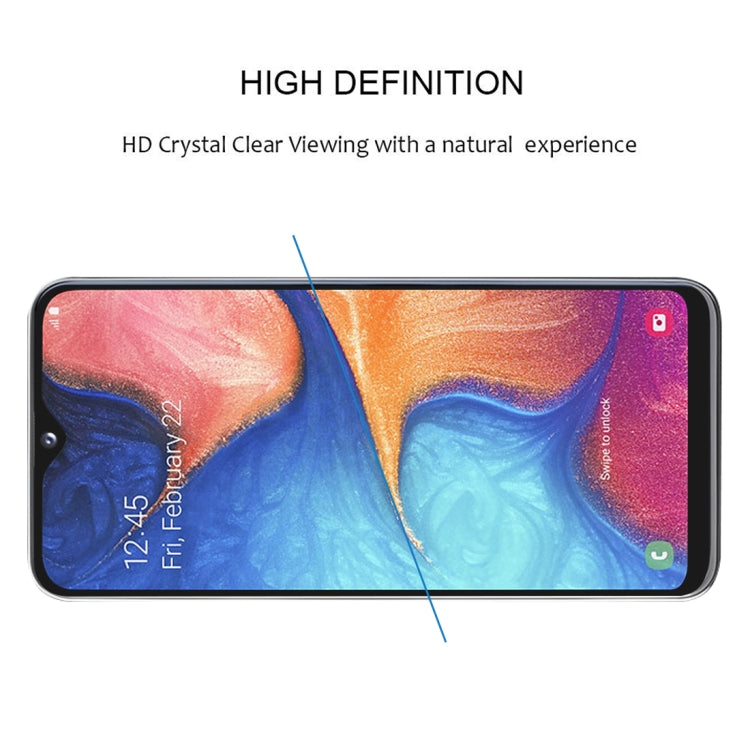 Full Glue Full Cover Screen Protector Tempered Glass film for Galaxy A20e, For Galaxy A20e