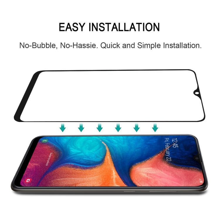 Full Glue Full Cover Screen Protector Tempered Glass film for Galaxy A20e, For Galaxy A20e