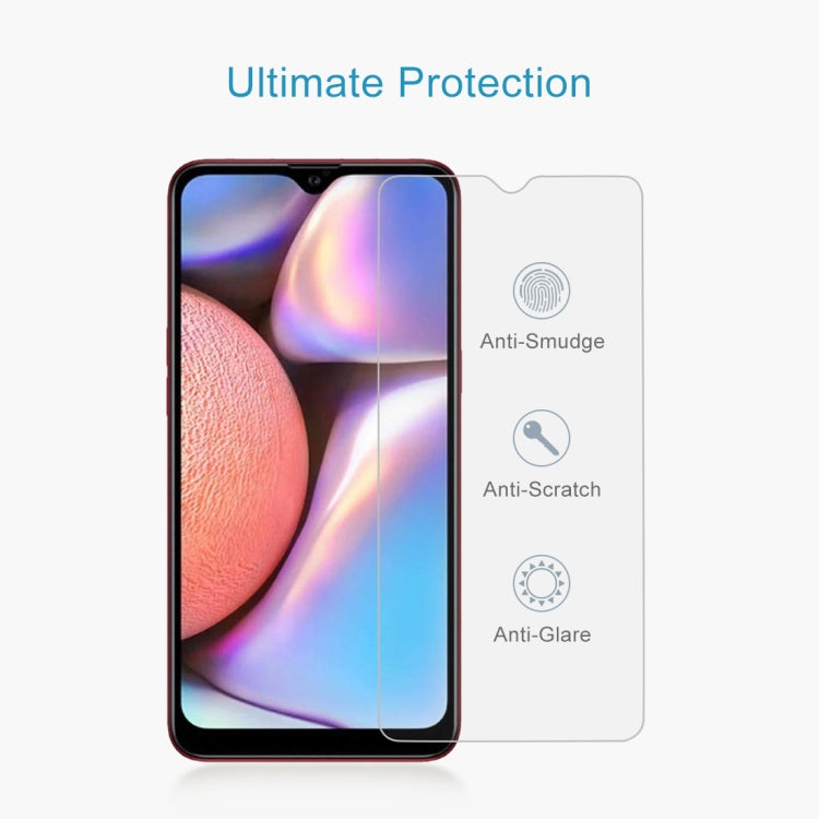 50 PCS 0.26mm 9H 2.5D Tempered Glass Film for Galaxy A10s, For Galaxy A10s (50 PCS)