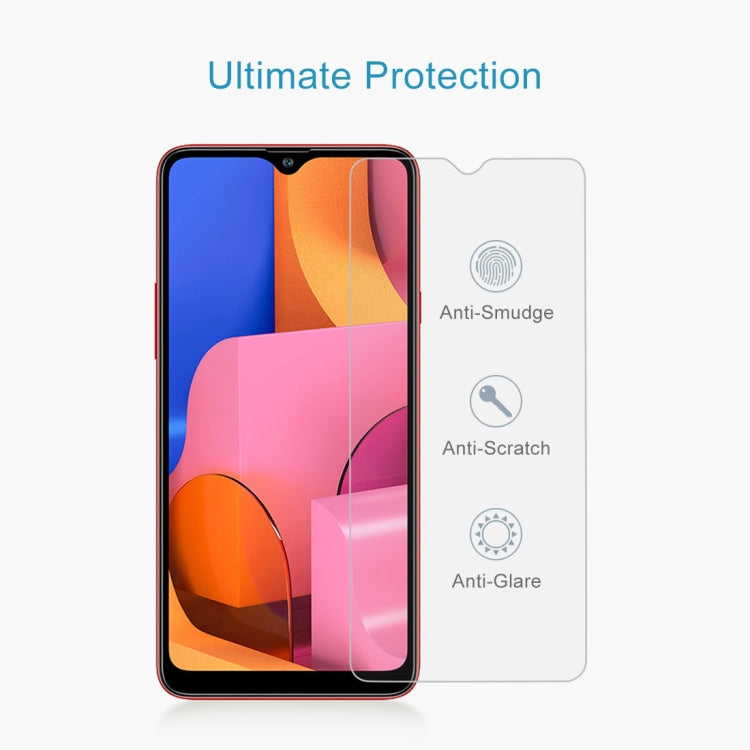 50 PCS 0.26mm 9H 2.5D Tempered Glass Film for Galaxy A20s, For Galaxy A20s (50 PCS)