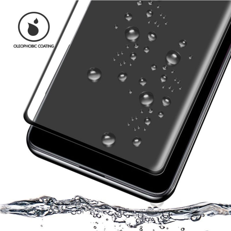 For Galaxy S10 5G  0.3mm 9H Surface Hardness 3D Curved Edge Glue Curved Full Screen Tempered Glass Film, Fingerprint Unlock Is Supported, For Galaxy S10 5G