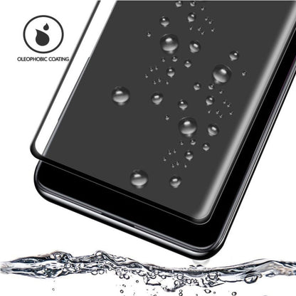 For Galaxy S10 5G  0.3mm 9H Surface Hardness 3D Curved Edge Glue Curved Full Screen Tempered Glass Film, Fingerprint Unlock Is Supported, For Galaxy S10 5G