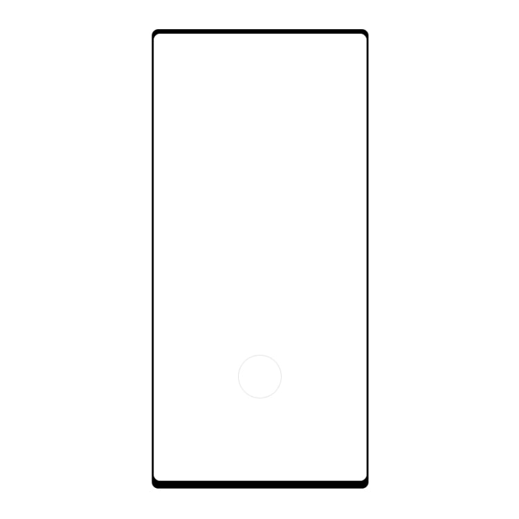 For Galaxy Note 10+ Full Glue 3D Curved Edge Tempered Glass Film, Fingerprint Unlock Is Supported, For Galaxy Note 10+ 9H (1 PC)