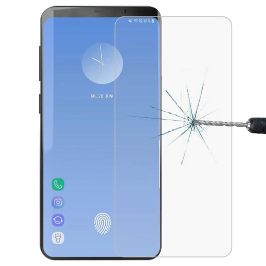 0.26mm 9H 2.5D Explosion-proof Tempered Glass Film for Galaxy S10,Screen Fingerprint Unlocking is Not Supported, Galaxy S10