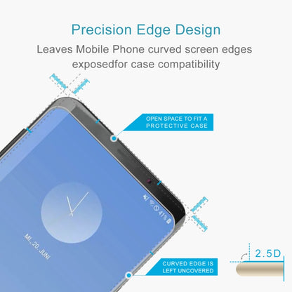 0.26mm 9H 2.5D Explosion-proof Tempered Glass Film for Galaxy S10,Screen Fingerprint Unlocking is Not Supported, Galaxy S10