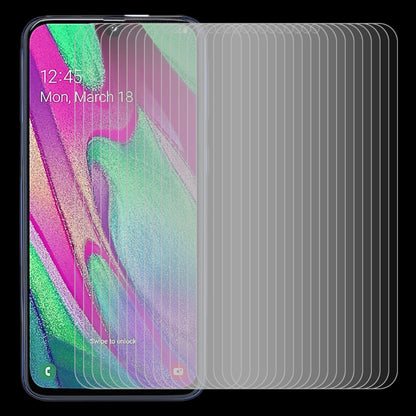 50 PCS 2.5D Non-Full Screen Tempered Glass Film for Galaxy A40, For Galaxy A40 (50 PCS)