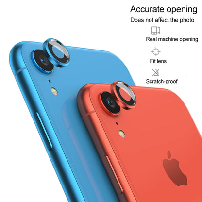 For iPhone XR Titanium Alloy Metal Camera Lens Protector Tempered Glass Film, For iPhone XR (1 PC)