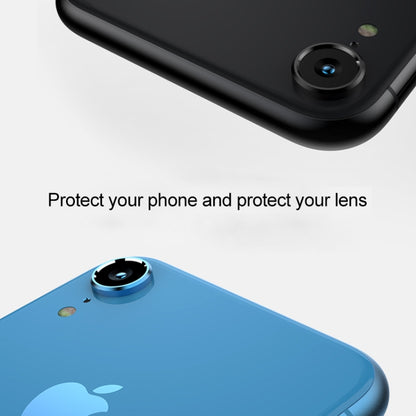 For iPhone XR Titanium Alloy Metal Camera Lens Protector Tempered Glass Film, For iPhone XR (1 PC)