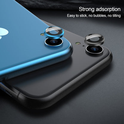 For iPhone XR Titanium Alloy Metal Camera Lens Protector Tempered Glass Film, For iPhone XR (1 PC)