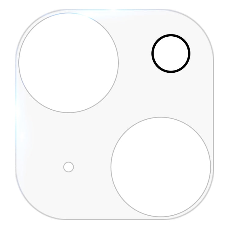 For iPhone 13 mini HD Rear Camera Lens Protector Tempered Glass Film, For iPhone 13 mini(1 PC)