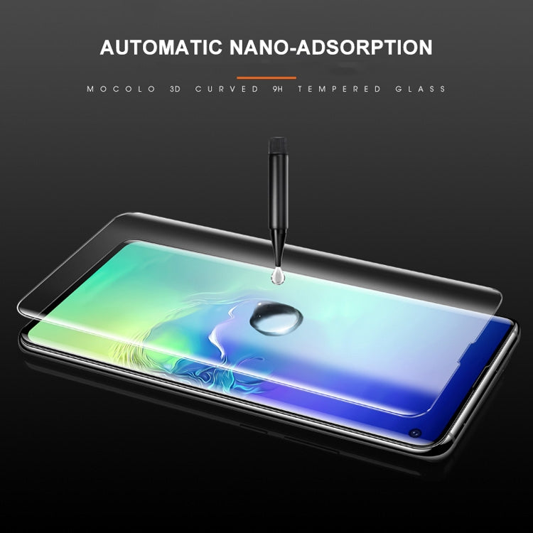 mocolo 9H 3D Full Screen UV Screen Film for Galaxy S10+, Support Fingerprint Unlock, For Samsung Galaxy S10+