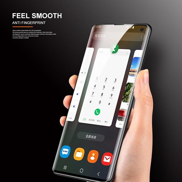 mocolo 9H 3D Full Screen UV Screen Film for Galaxy S10+, Support Fingerprint Unlock, For Samsung Galaxy S10+