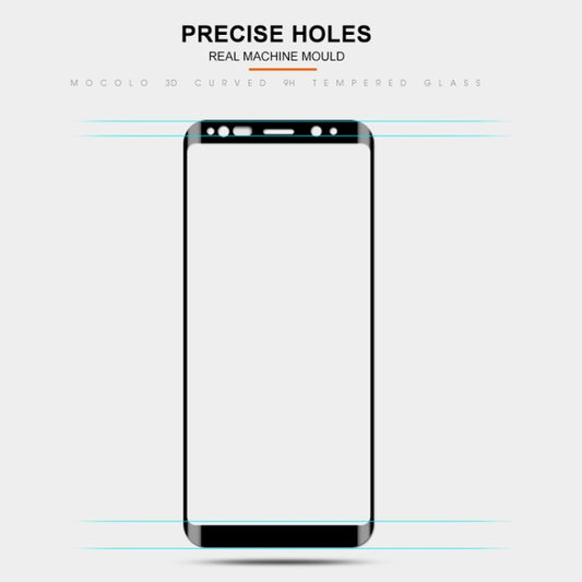 mocolo 0.33mm 9H 3D Curved Full Screen Tempered Glass Film for Galaxy S9, For Samsung Galaxy S9 (Curved)