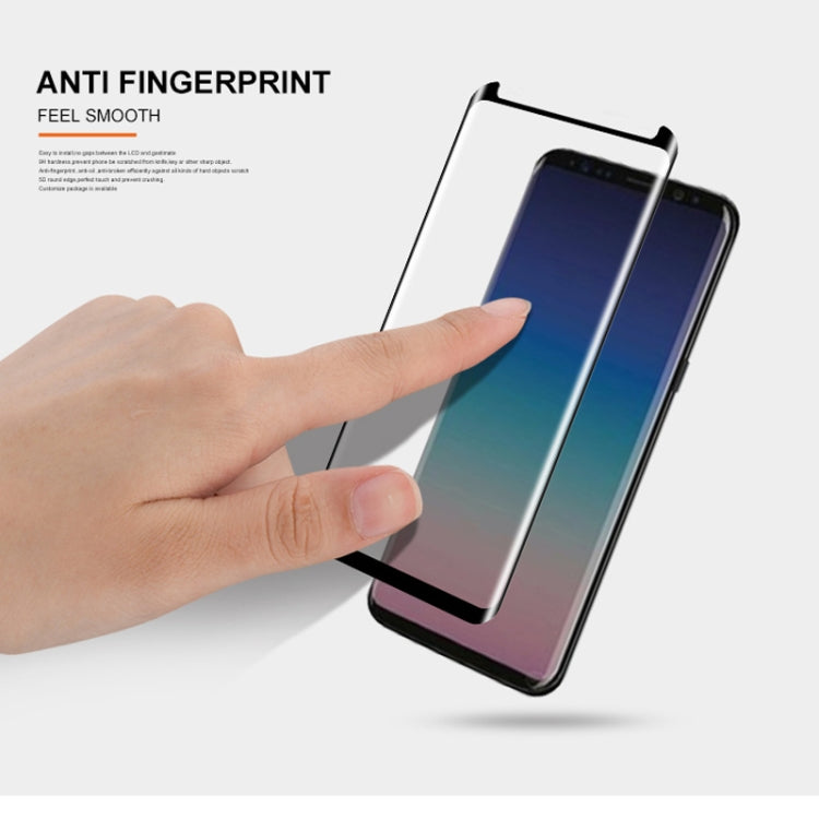 mocolo 0.33mm 9H 3D Curved Tempered Glass Film for Galaxy S9+, Galaxy S9+
