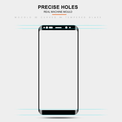 mocolo 0.33mm 9H 3D Curved Full Screen Tempered Glass Film for Galaxy S9+, For Samsung Galaxy S9+ (Curved)