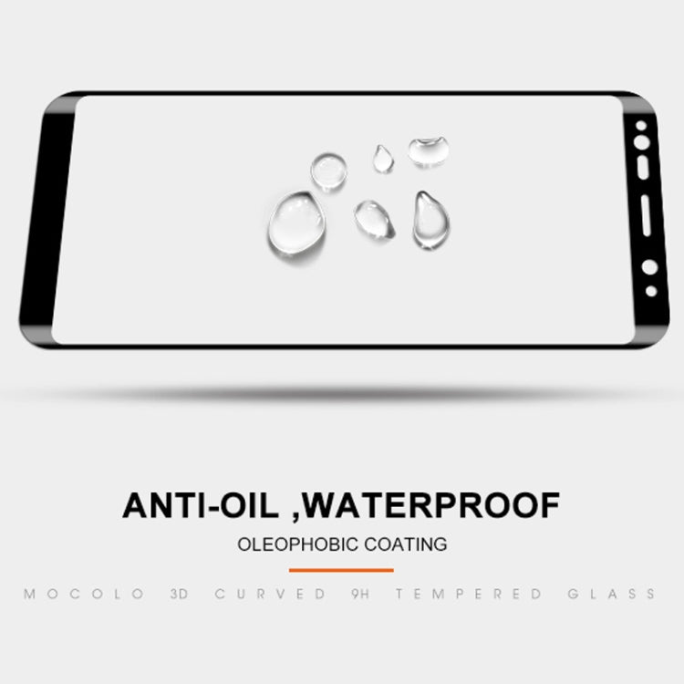 mocolo 0.33mm 9H 3D Curved Full Screen Tempered Glass Film for Galaxy S9+, For Samsung Galaxy S9+ (Curved)
