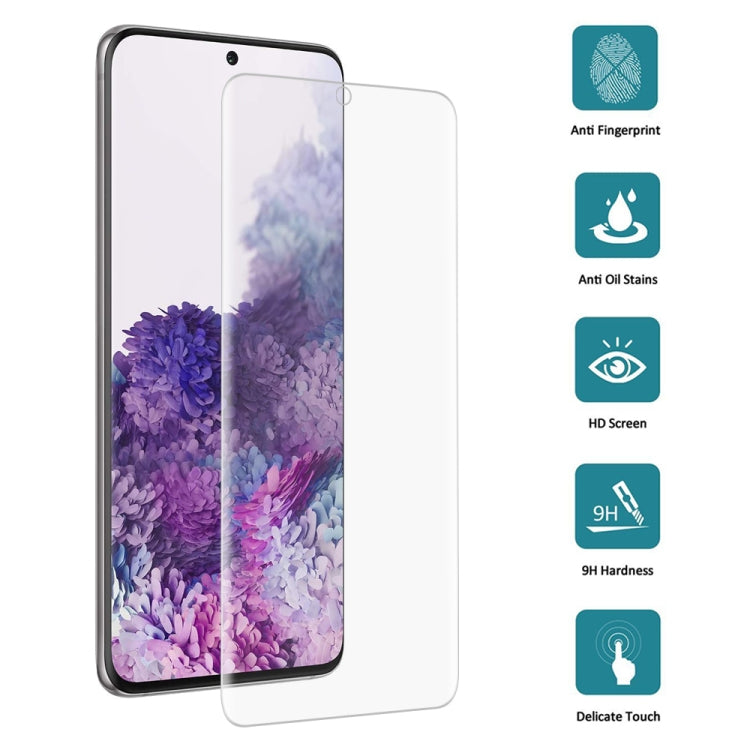 25 PCS For Galaxy S20 9H HD 3D Curved Edge Tempered Glass Film (Transparent), For Galaxy S20(25 PCS)