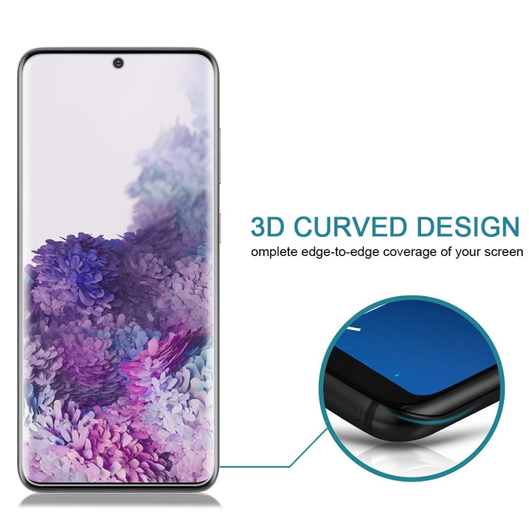 25 PCS For Galaxy S20 9H HD 3D Curved Edge Tempered Glass Film (Transparent), For Galaxy S20(25 PCS)