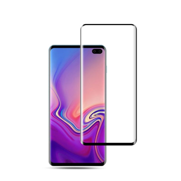 mocolo 0.33mm 9H 3D Round Edge Tempered Glass Film for Galaxy S10, Fingerprint Unlock Is Not Supported , For Samsung Galaxy S10