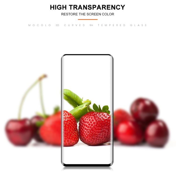 mocolo 0.33mm 9H 3D Round Edge Tempered Glass Film for Galaxy S10+, Fingerprint Unlock Is Not Supported , For Samsung Galaxy S10+