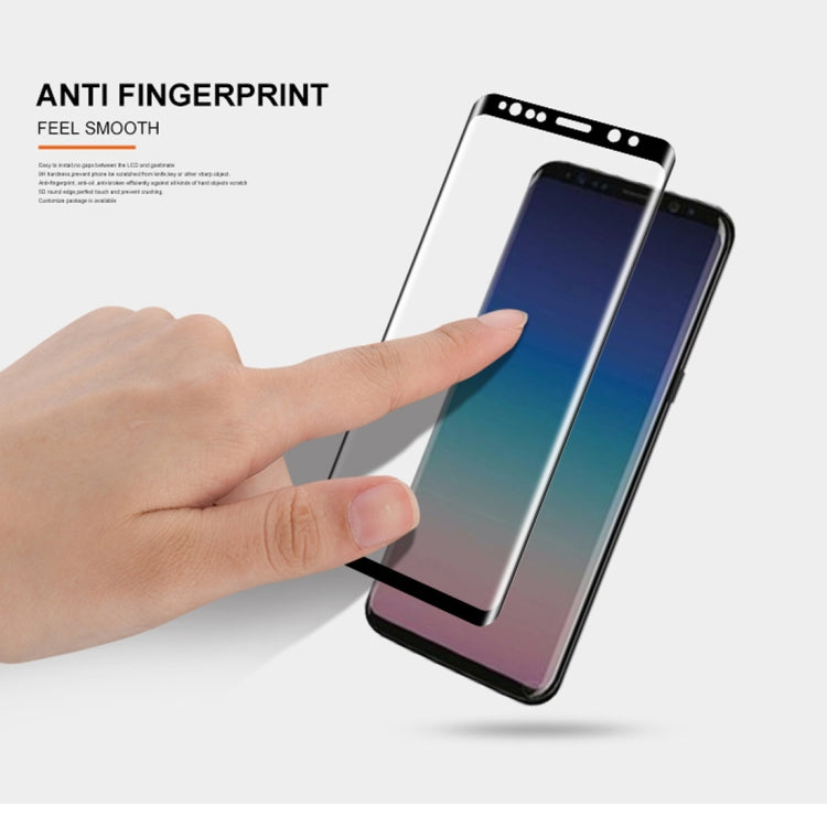 mocolo Full Glue 0.33mm 9H 3D Round Edge Tempered Glass Film for Galaxy S9+, For Samsung Galaxy S9+