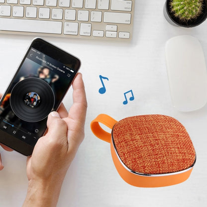 X25 Portable Fabric Design Bluetooth Stereo Speaker with Built-in MIC, Support Hands-free Calls & TF Card & AUX IN, Bluetooth Distance: 10m